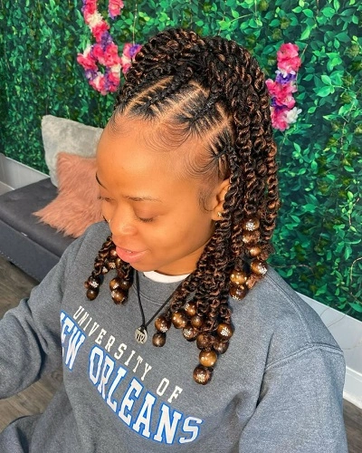 Senegalese Twists with Beads