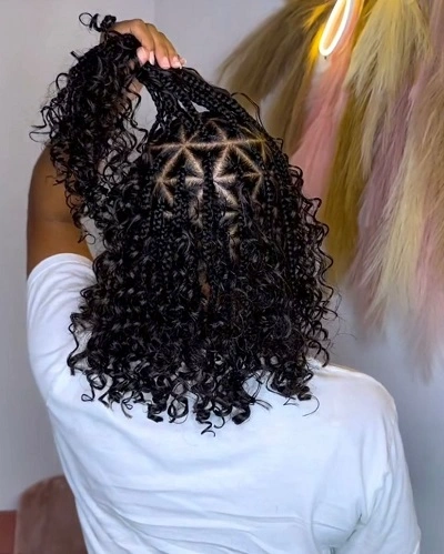 Triangle Bora Bora Braids
