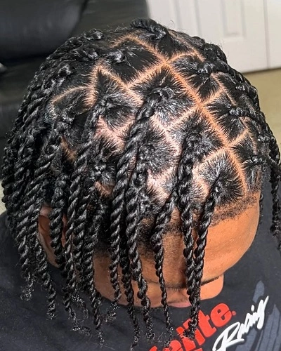 Twist Braids for Men