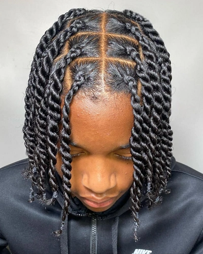 Twist Braids for Men