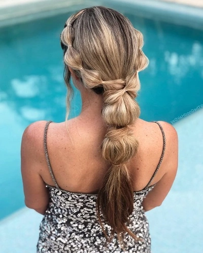 Waterfall Bubble Braids