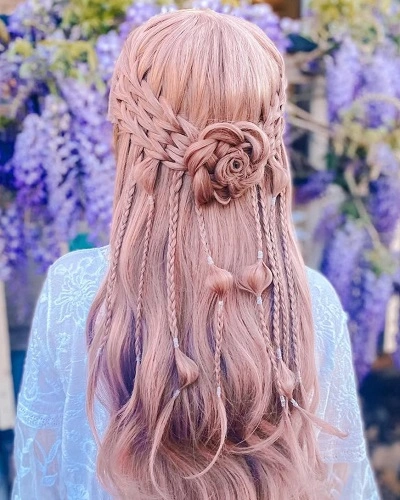 Waterfall Bubble Braids