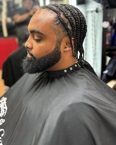 Zig Zag Braids for Men