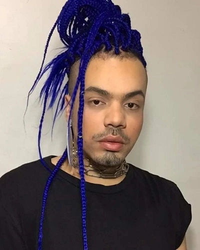 Blue Braids for Men