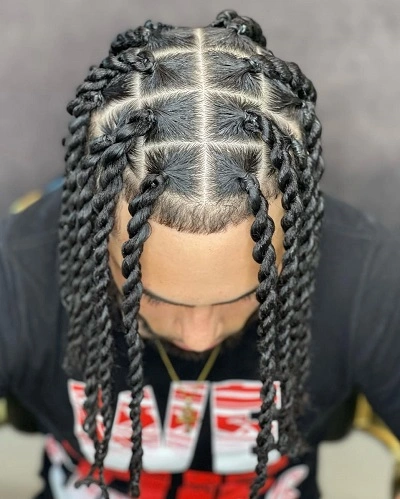 Box Twist Braids Men