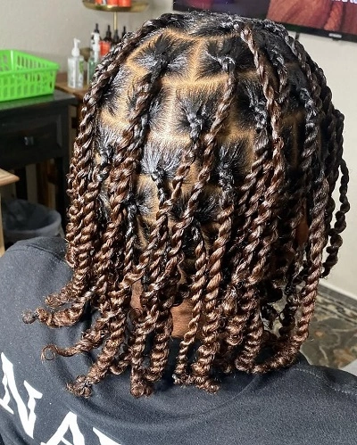 Box Twist Braids Men