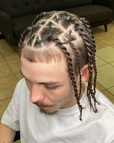 Brown Braids for Men