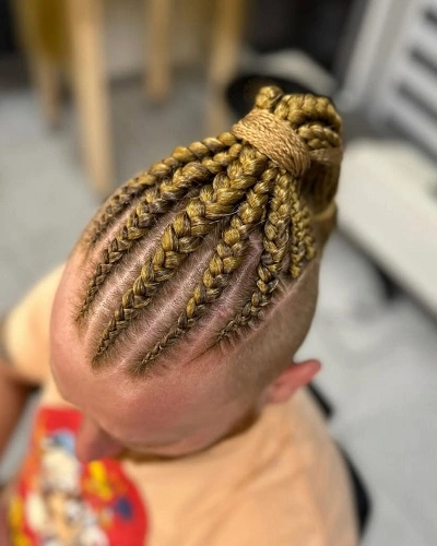 Copper Braids for Men