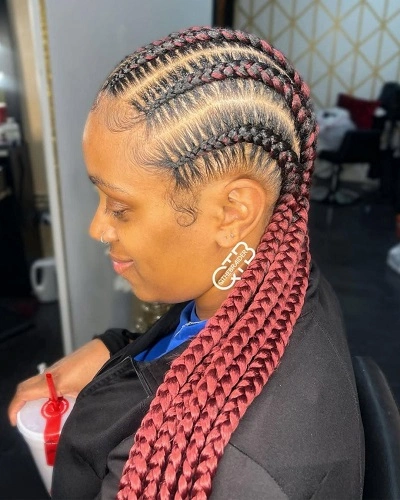Cornrow Stitch Braids Women