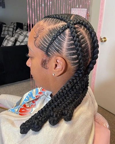 Criss Cross Stitch Braids Women