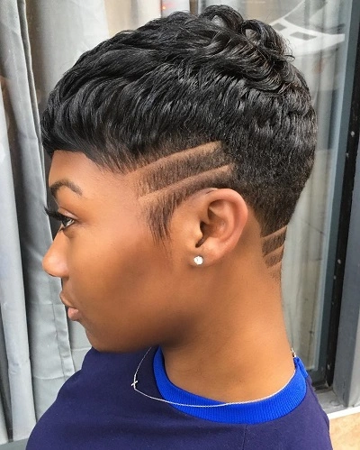 Cropped Cut with Designs