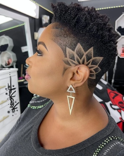 Cropped Cut with Designs