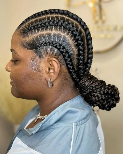 Feed In Stitch Braids Women
