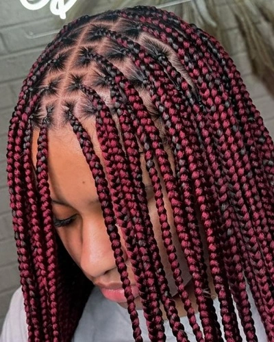 Knotless Braids Color 99J