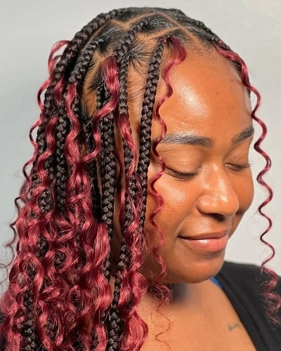 Knotless Braids Color 99J