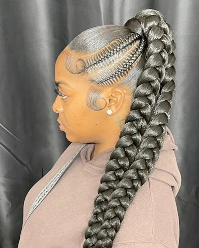 Long Braided Ponytail