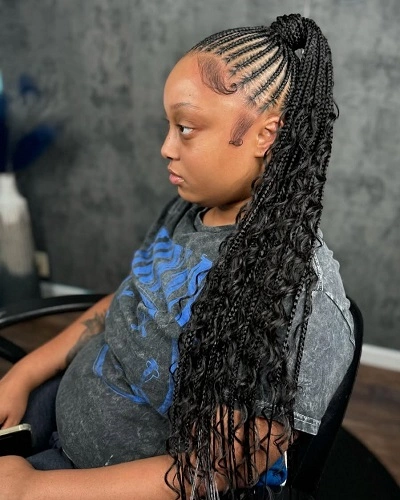 Long Braided Ponytail