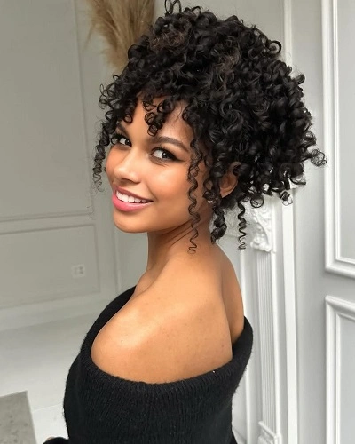 Long Curly Updo