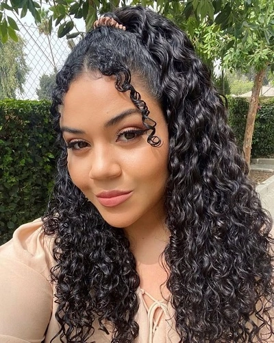 Long Half Up Half Down