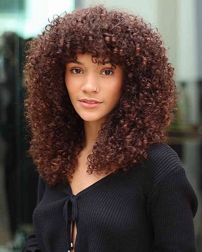 Long Layered Afro
