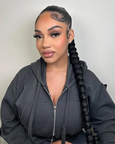 Long Twisted Ponytail