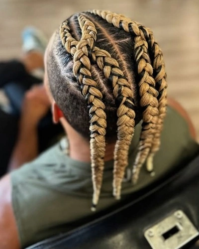 Metallic Gold Braids for Men