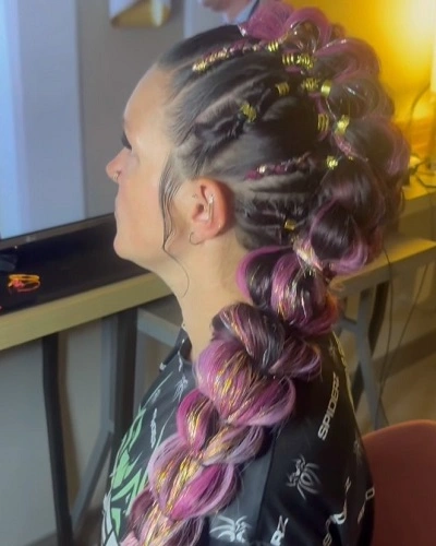 Mohawk Dragon Braid