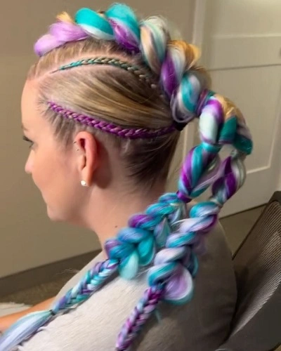 Mohawk Dragon Braid