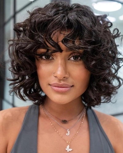 Short Bob with Curls