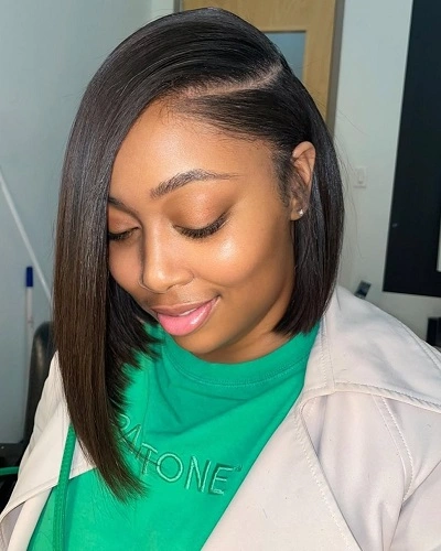 Short Bob with Side Part