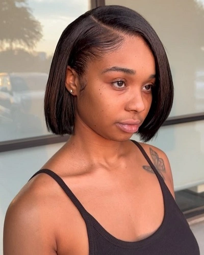 Short Bob with Side Part