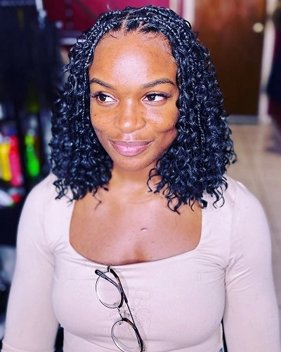 Short Knotless Braids