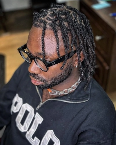 Taper Fade Twist Braids Men