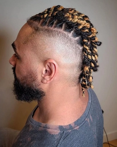 Twist Mohawk Braids Men