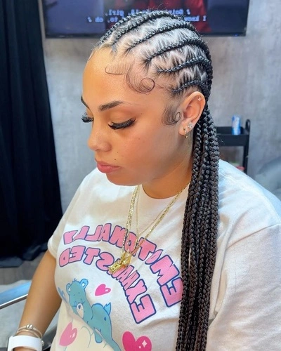 Zig Zag Stitch Braids Women