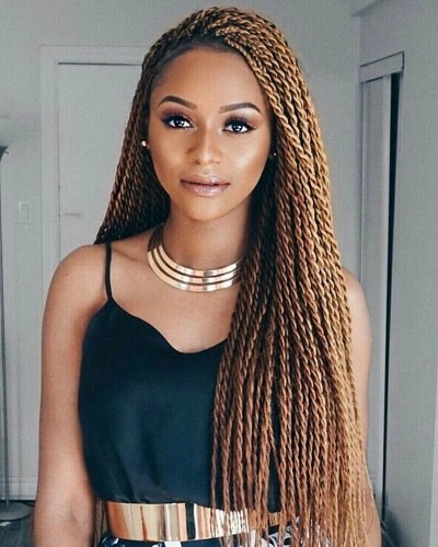 Blonde Senegalese Twists for Women