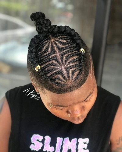 Fishbone Braids with Beads