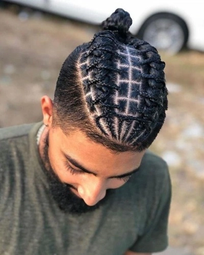 Fishbone Crown Braids