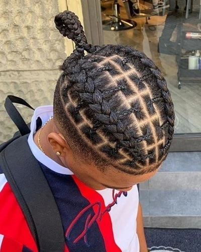 Fishbone Crown Braids