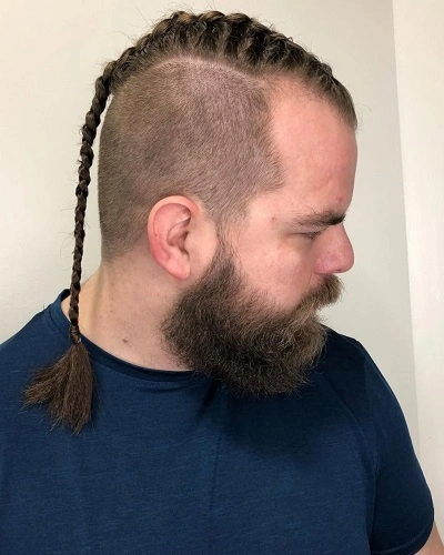 Fishbone Mohawk Braids