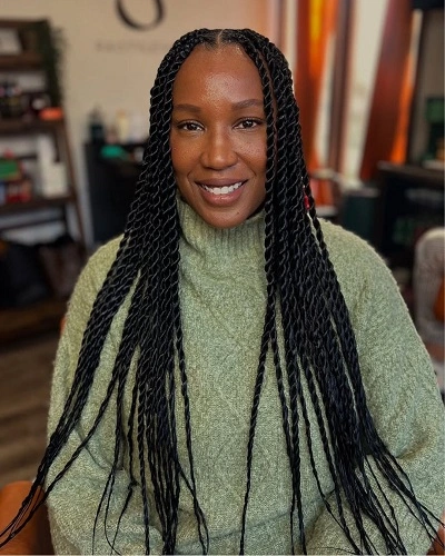 Large Senegalese Twists for Women