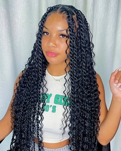 Senegalese Kinky Twist Braids for Women