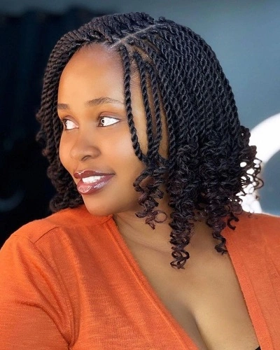 Small Senegalese Twists for Women