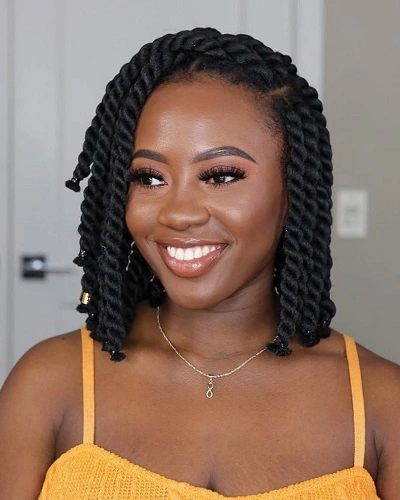 Small Senegalese Twists for Women